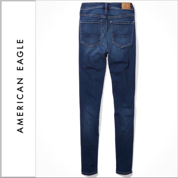AE Next Level Ripped Super High Rise Skinny Jean Jegging - Picture 4 of 11